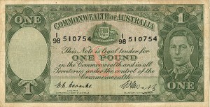 Australia P-26c - Foreign Paper Money